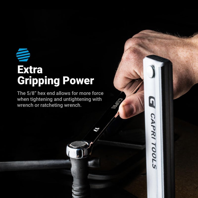 Capri Tools 8-Inch Heavy Duty All Steel Bar Clamp, 4-3/4-Inch Throat Depth, 2,204 lb Clamping Force - Image 4